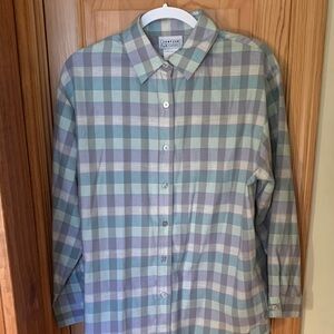 Vintage Jantzen Pastel Cotton Plaid Top